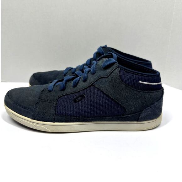 Oakley Y2K Road Trip Skater Navy Casual Preppy Sneakers Shoes Mens Size 11.5 - Picture 4 of 12